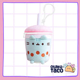 PUSHEEN THE CAT - CHARM PURSE BOBA TEA - 14 cm